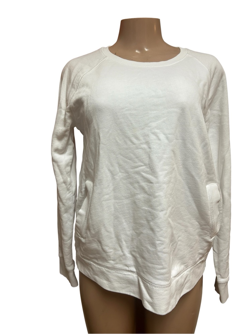 Lilly Pulitzer White Crewneck Sweater - Classic Lightweight Pullover